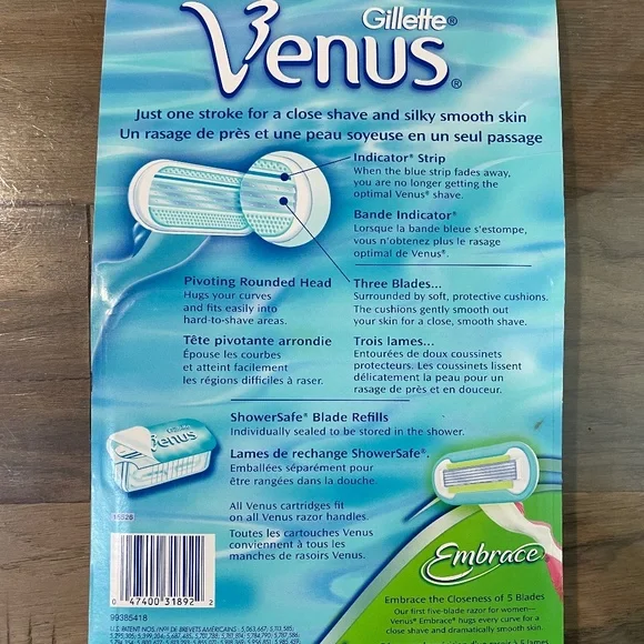 New Package of 16 Venus & Embrace Shaving Cartridges